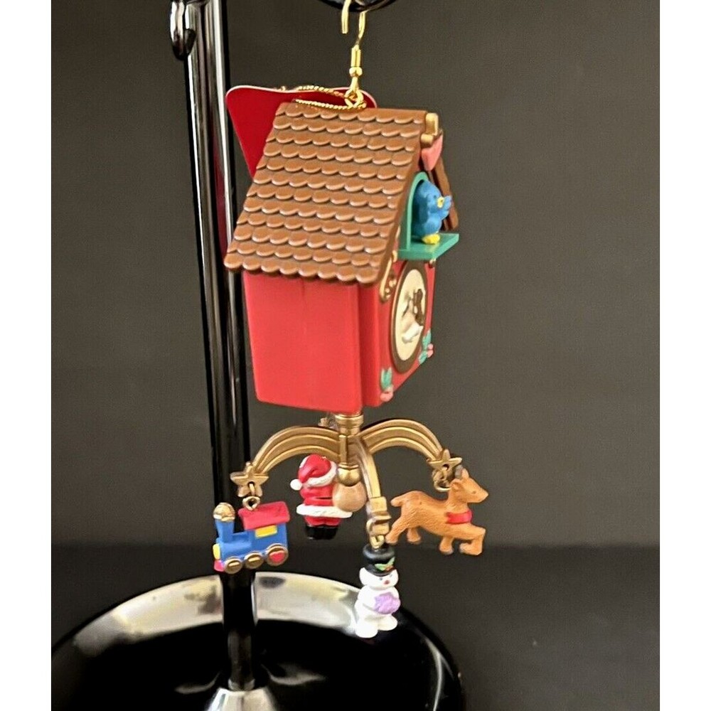 Christmas Traditions Deluxe Solar Motion Ornaments Cuckoo Clock & Toy Shop Kmart - Picture 4 of 11